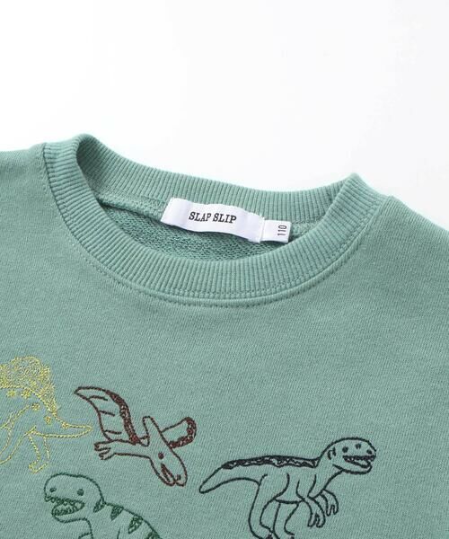 SLAP SLIP / スラップ スリップ スウェット | 恐竜刺しゅうトレーナー(80~130cm) | 詳細7