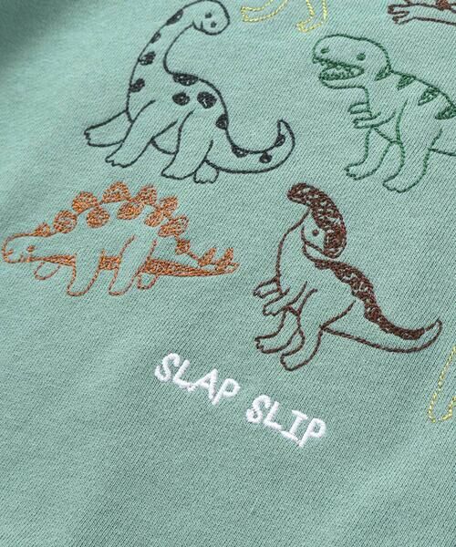 SLAP SLIP / スラップ スリップ スウェット | 恐竜刺しゅうトレーナー(80~130cm) | 詳細9