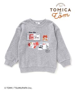 SLAP SLIP / スラップ スリップ スウェット | 【トミカとトム×SLAPSLIPコラボアイテム】はたらくくるまピラっとめくれるトレーナー(80~120cm)