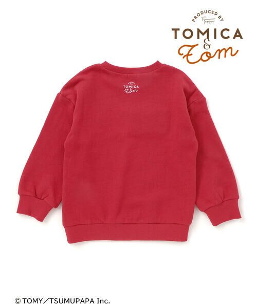 SLAP SLIP / スラップ スリップ スウェット | 【トミカとトム×SLAPSLIPコラボアイテム】はたらくくるまピラっとめくれるトレーナー(80~120cm) | 詳細6