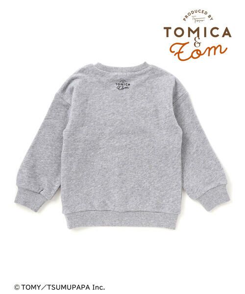 SLAP SLIP / スラップ スリップ スウェット | 【トミカとトム×SLAPSLIPコラボアイテム】はたらくくるまピラっとめくれるトレーナー(80~120cm) | 詳細10