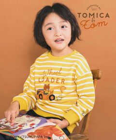 SLAP SLIP / スラップ スリップ スウェット | 【トミカとトム×SLAPSLIPコラボアイテム】はたらくくるま遊べる消防車ホイールローダーボーダートレーナー(80~120cm)