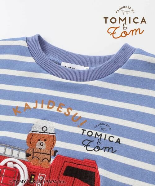 SLAP SLIP / スラップ スリップ スウェット | 【トミカとトム×SLAPSLIPコラボアイテム】はたらくくるま遊べる消防車ホイールローダーボーダートレーナー(80~120cm) | 詳細6