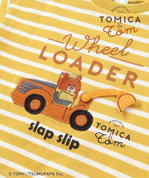 SLAP SLIP / スラップ スリップ スウェット | 【トミカとトム×SLAPSLIPコラボアイテム】はたらくくるま遊べる消防車ホイールローダーボーダートレーナー(80~120cm) | 詳細21