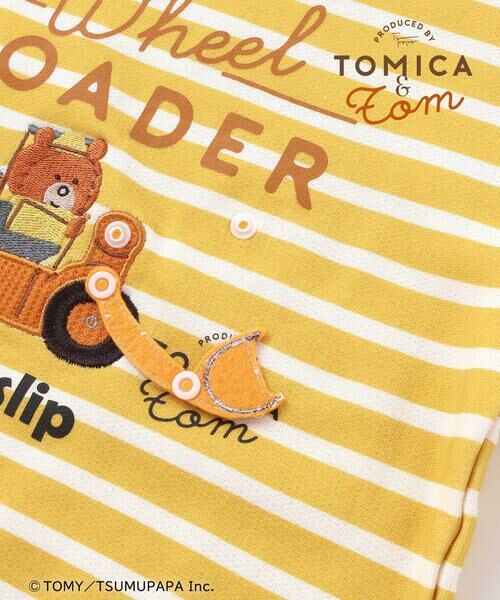 SLAP SLIP / スラップ スリップ スウェット | 【トミカとトム×SLAPSLIPコラボアイテム】はたらくくるま遊べる消防車ホイールローダーボーダートレーナー(80~120cm) | 詳細23