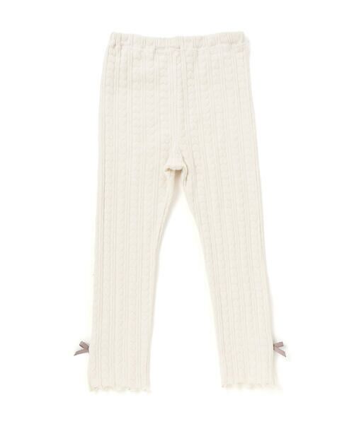 SLAP SLIP / スラップ スリップ レギンス・スパッツ | 【お揃い】裾リボンハート柄レギンス(80~130cm) | 詳細2