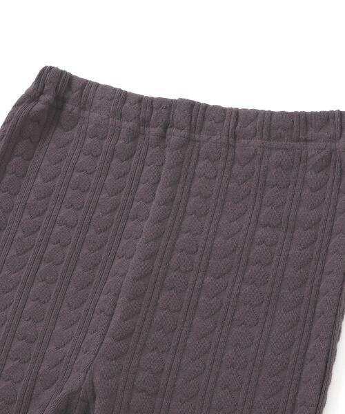 SLAP SLIP / スラップ スリップ レギンス・スパッツ | 【お揃い】裾リボンハート柄レギンス(80~130cm) | 詳細5