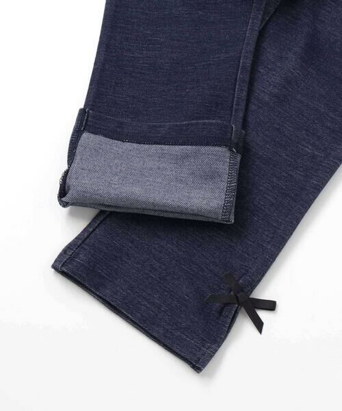 SLAP SLIP / スラップ スリップ チノ・ワークパンツ | キラキラモチーフ刺しゅうフリル腰ポケットフレアパンツ(80~130cm) | 詳細11