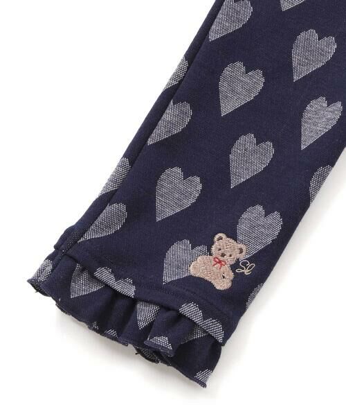 SLAP SLIP / スラップ スリップ チノ・ワークパンツ | 裾フリルお尻ポケットハートがいっぱい総柄パンツ(80~120cm) | 詳細8