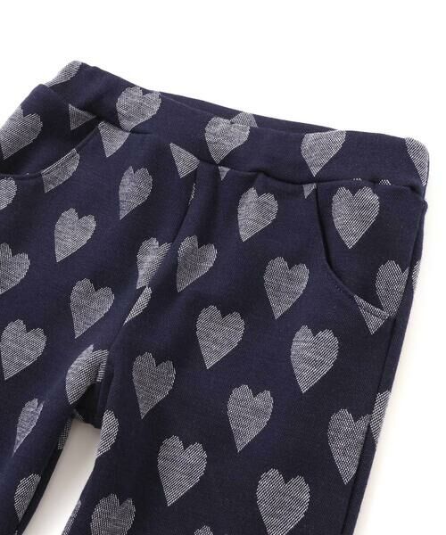 SLAP SLIP / スラップ スリップ チノ・ワークパンツ | 裾フリルお尻ポケットハートがいっぱい総柄パンツ(80~120cm) | 詳細3