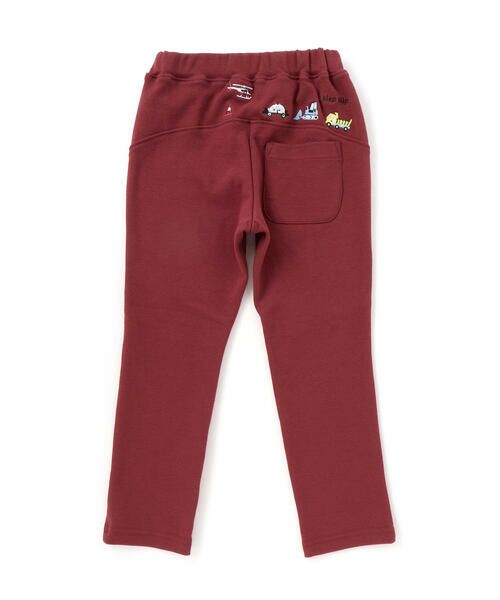 SLAP SLIP / スラップ スリップ チノ・ワークパンツ | 恐竜はたらくくるまおしり刺しゅうテーパードパンツ(80~120cm) | 詳細2