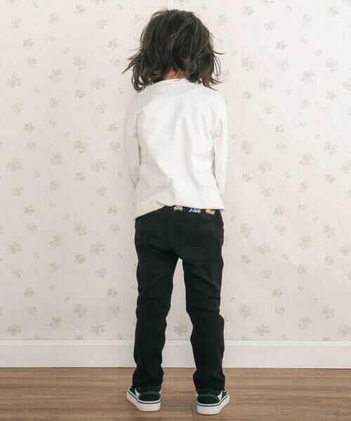 SLAP SLIP / スラップ スリップ チノ・ワークパンツ | 恐竜はたらくくるまおしり刺しゅうテーパードパンツ(80~120cm) | 詳細5