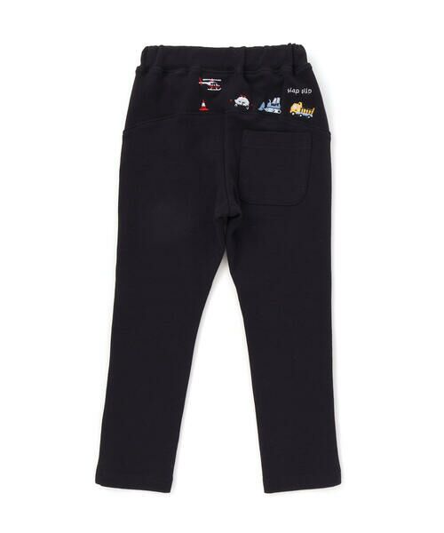 SLAP SLIP / スラップ スリップ チノ・ワークパンツ | 恐竜はたらくくるまおしり刺しゅうテーパードパンツ(80~120cm) | 詳細7