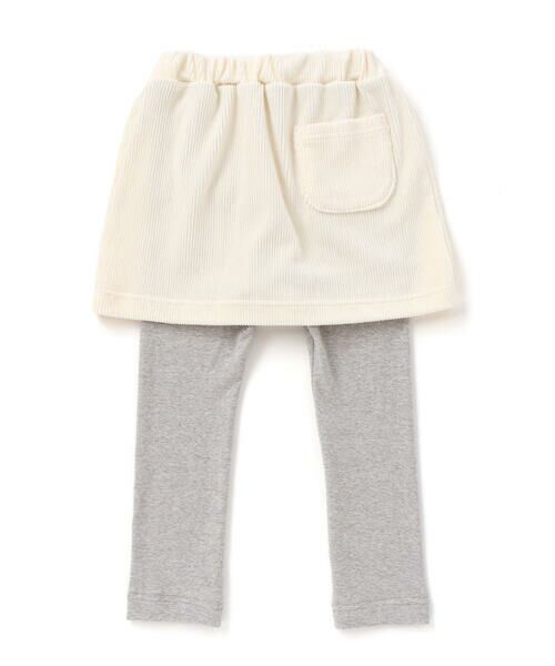 SLAP SLIP / スラップ スリップ ミニ・ひざ丈スカート | アニマルネコウサギパッチ刺しゅうポケットコーデュロイスカッツ(80~120cm) | 詳細4