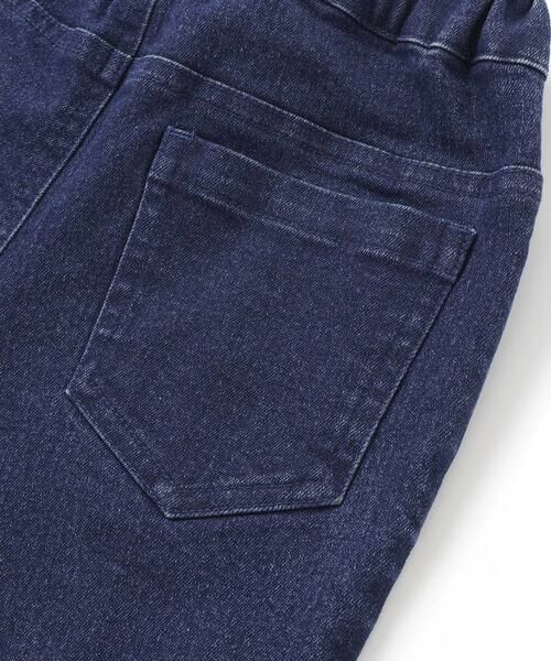 SLAP SLIP / スラップ スリップ チノ・ワークパンツ | キラキラプリント裾レースデニムツイルパンツ(90~130cm) | 詳細8