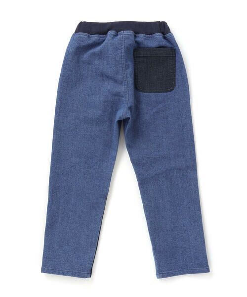 SLAP SLIP / スラップ スリップ チノ・ワークパンツ | はたらくくるまポケット刺しゅうデニムコーデュロイ切り替えパンツ(80~130cm) | 詳細5