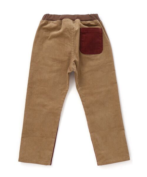 SLAP SLIP / スラップ スリップ チノ・ワークパンツ | はたらくくるまポケット刺しゅうデニムコーデュロイ切り替えパンツ(80~130cm) | 詳細17