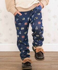 SLAP SLIP / スラップ スリップ チノ・ワークパンツ | 【お揃い】チェックくるま総柄ロングパンツ(80~130cm)