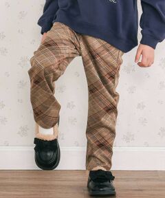 SLAP SLIP / スラップ スリップ チノ・ワークパンツ | 【お揃い】チェックくるま総柄ロングパンツ(80~130cm)
