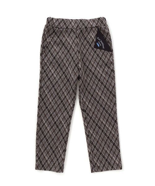 SLAP SLIP / スラップ スリップ チノ・ワークパンツ | 【お揃い】チェックくるま総柄ロングパンツ(80~130cm) | 詳細1