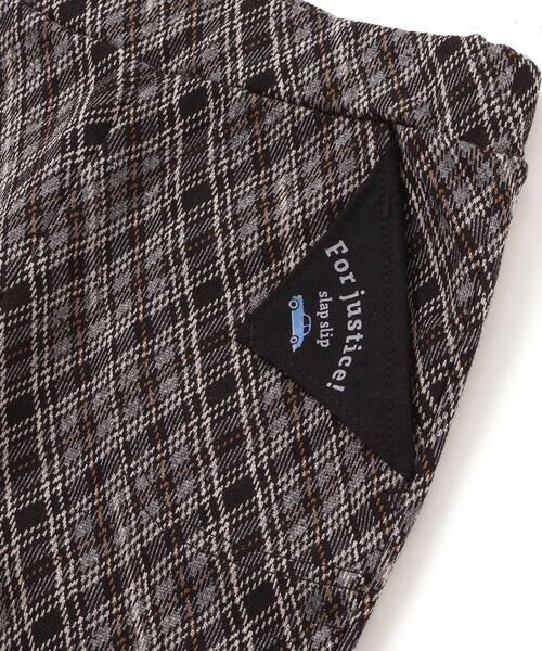 SLAP SLIP / スラップ スリップ チノ・ワークパンツ | 【お揃い】チェックくるま総柄ロングパンツ(80~130cm) | 詳細3