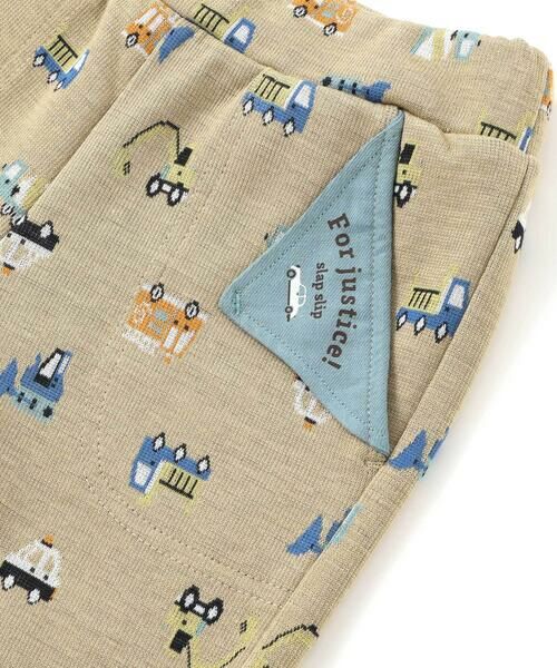 SLAP SLIP / スラップ スリップ チノ・ワークパンツ | 【お揃い】チェックくるま総柄ロングパンツ(80~130cm) | 詳細19