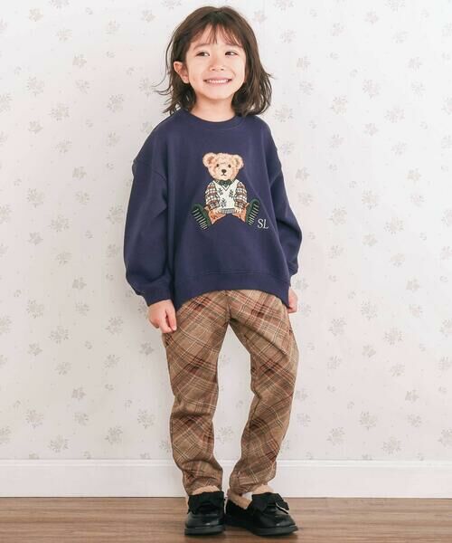 SLAP SLIP / スラップ スリップ チノ・ワークパンツ | 【お揃い】チェックくるま総柄ロングパンツ(80~130cm) | 詳細20