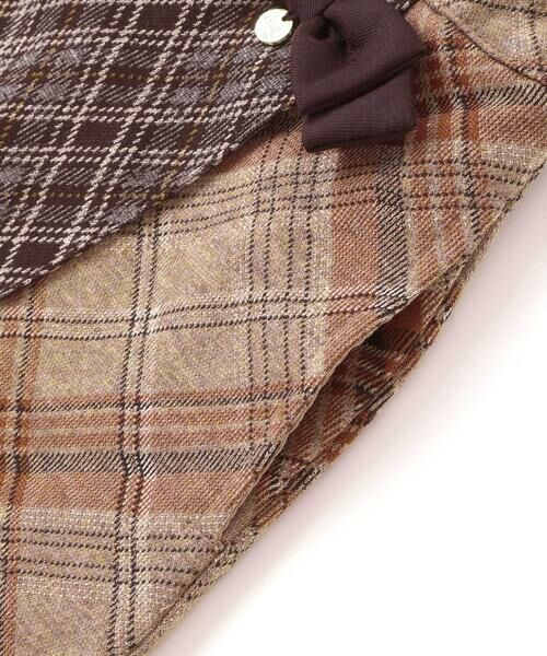 SLAP SLIP / スラップ スリップ ショート・ハーフ・半端丈パンツ | 【お揃い】リボン付きチェックフラップスカパン(90~130cm) | 詳細7