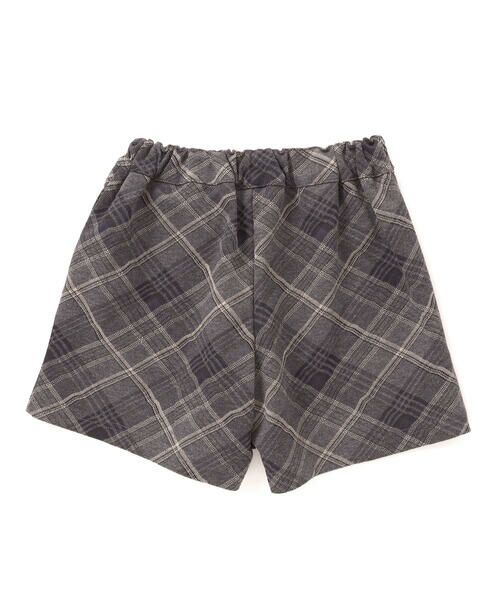 SLAP SLIP / スラップ スリップ ショート・ハーフ・半端丈パンツ | 【お揃い】リボン付きチェックフラップスカパン(90~130cm) | 詳細14