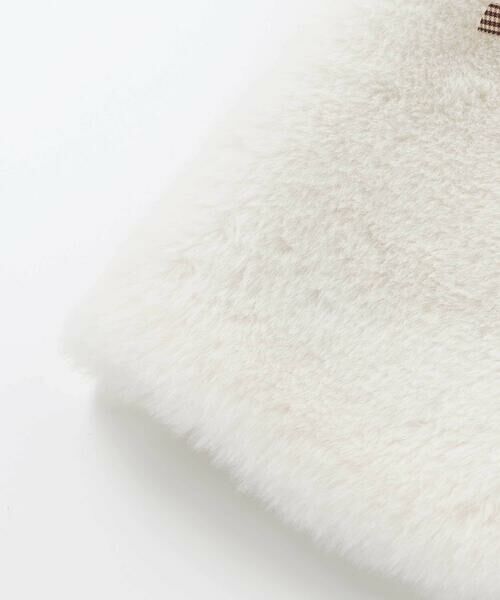 SLAP SLIP / スラップ スリップ ベスト | リボン付きワンスナップボアファーベスト(80~130cm) | 詳細7