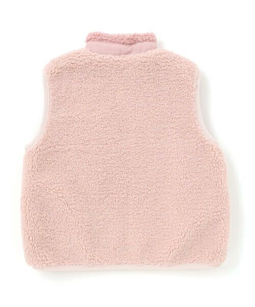 SLAP SLIP / スラップ スリップ ベスト | 胸刺しゅうバイカラーリバーシブルボアベスト(80~130cm) | 詳細4