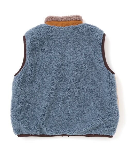 SLAP SLIP / スラップ スリップ ベスト | 胸刺しゅうバイカラーリバーシブルボアベスト(80~130cm) | 詳細26