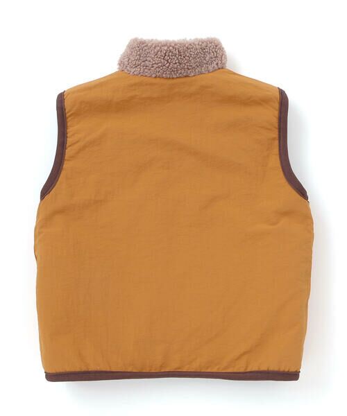 SLAP SLIP / スラップ スリップ ベスト | 胸刺しゅうバイカラーリバーシブルボアベスト(80~130cm) | 詳細28