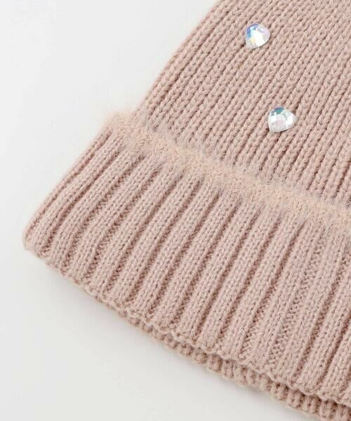 SLAP SLIP / スラップ スリップ ニットキャップ | ハートビジューリボンニット帽(48~55cm) | 詳細10