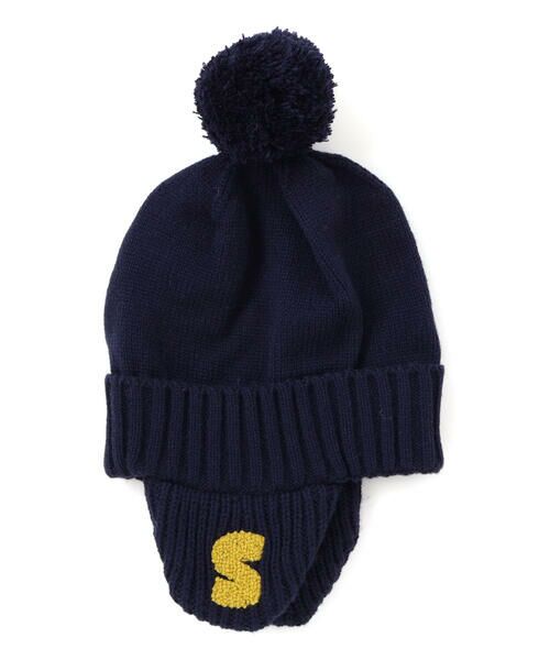 SLAP SLIP / スラップ スリップ ニットキャップ | 消防車恐竜耳当て付きニット帽(48~55cm) | 詳細6