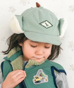 SLAP SLIP / スラップ スリップ キャップ | ツンツントサカ恐竜フライトキャップ(52~54cm)