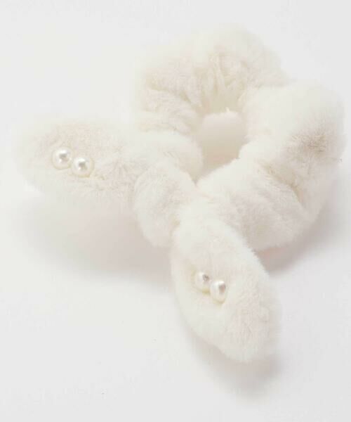SLAP SLIP / スラップ スリップ ヘアゴム・シュシュ | ふわふわファーリボンシュシュ | 詳細3