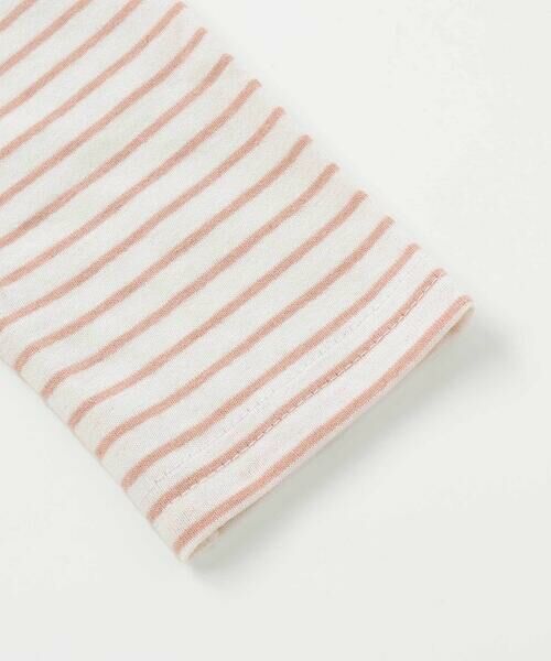 SLAP SLIP / スラップ スリップ Tシャツ | 無地ボーダーイチゴ花刺しゅう裾スカラップTシャツ(80~130cm) | 詳細11