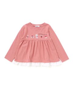 SLAP SLIP / スラップ スリップ Tシャツ | 裾シフォンアニマルクマウサギネコスイーツモチーフTシャツ(80~130cm)