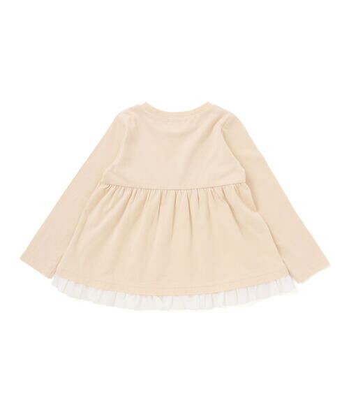 SLAP SLIP / スラップ スリップ Tシャツ | 裾シフォンアニマルクマウサギネコスイーツモチーフTシャツ(80~130cm) | 詳細2