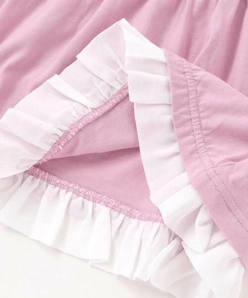 SLAP SLIP / スラップ スリップ Tシャツ | 裾シフォンアニマルクマウサギネコスイーツモチーフTシャツ(80~130cm) | 詳細13