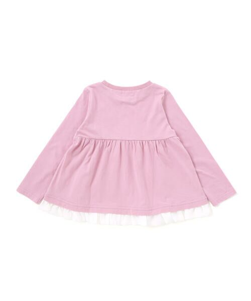 SLAP SLIP / スラップ スリップ Tシャツ | 裾シフォンアニマルクマウサギネコスイーツモチーフTシャツ(80~130cm) | 詳細9