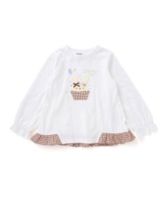 SLAP SLIP / スラップ スリップ Tシャツ | キャンディスリーブ後ろ裾フリルTシャツ(80~130cm)