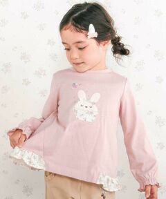 SLAP SLIP / スラップ スリップ Tシャツ | キャンディスリーブ後ろ裾フリルTシャツ(80~130cm)