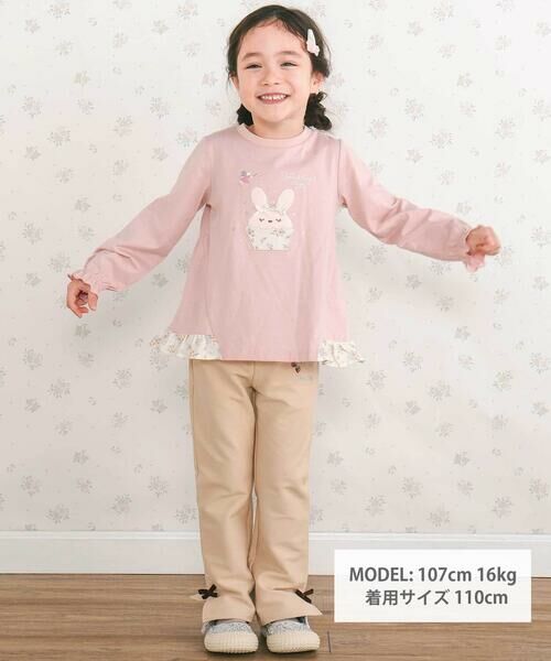 SLAP SLIP / スラップ スリップ Tシャツ | キャンディスリーブ後ろ裾フリルTシャツ(80~130cm) | 詳細4