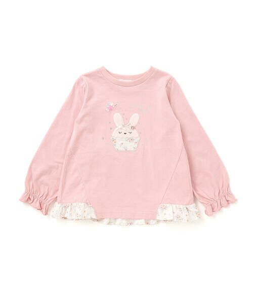 SLAP SLIP / スラップ スリップ Tシャツ | キャンディスリーブ後ろ裾フリルTシャツ(80~130cm) | 詳細6