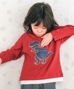 SLAP SLIP / スラップ スリップ Tシャツ | 恐竜ロボットモチーフポケット付きTシャツ(80~130cm)