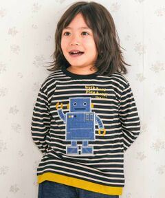 SLAP SLIP / スラップ スリップ Tシャツ | 恐竜ロボットモチーフポケット付きTシャツ(80~130cm)