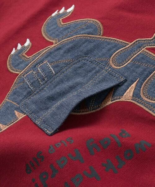 SLAP SLIP / スラップ スリップ Tシャツ | 恐竜ロボットモチーフポケット付きTシャツ(80~130cm) | 詳細6