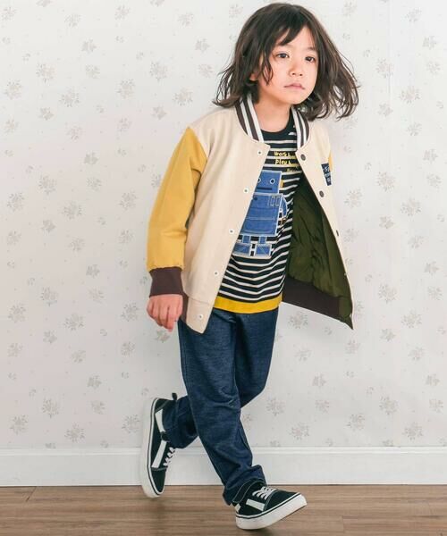 SLAP SLIP / スラップ スリップ Tシャツ | 恐竜ロボットモチーフポケット付きTシャツ(80~130cm) | 詳細8